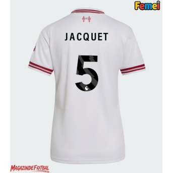 Liverpool Jeremy Jacquet #5 Tricou Fotbal Replică 2026-27 Femei Deplasare